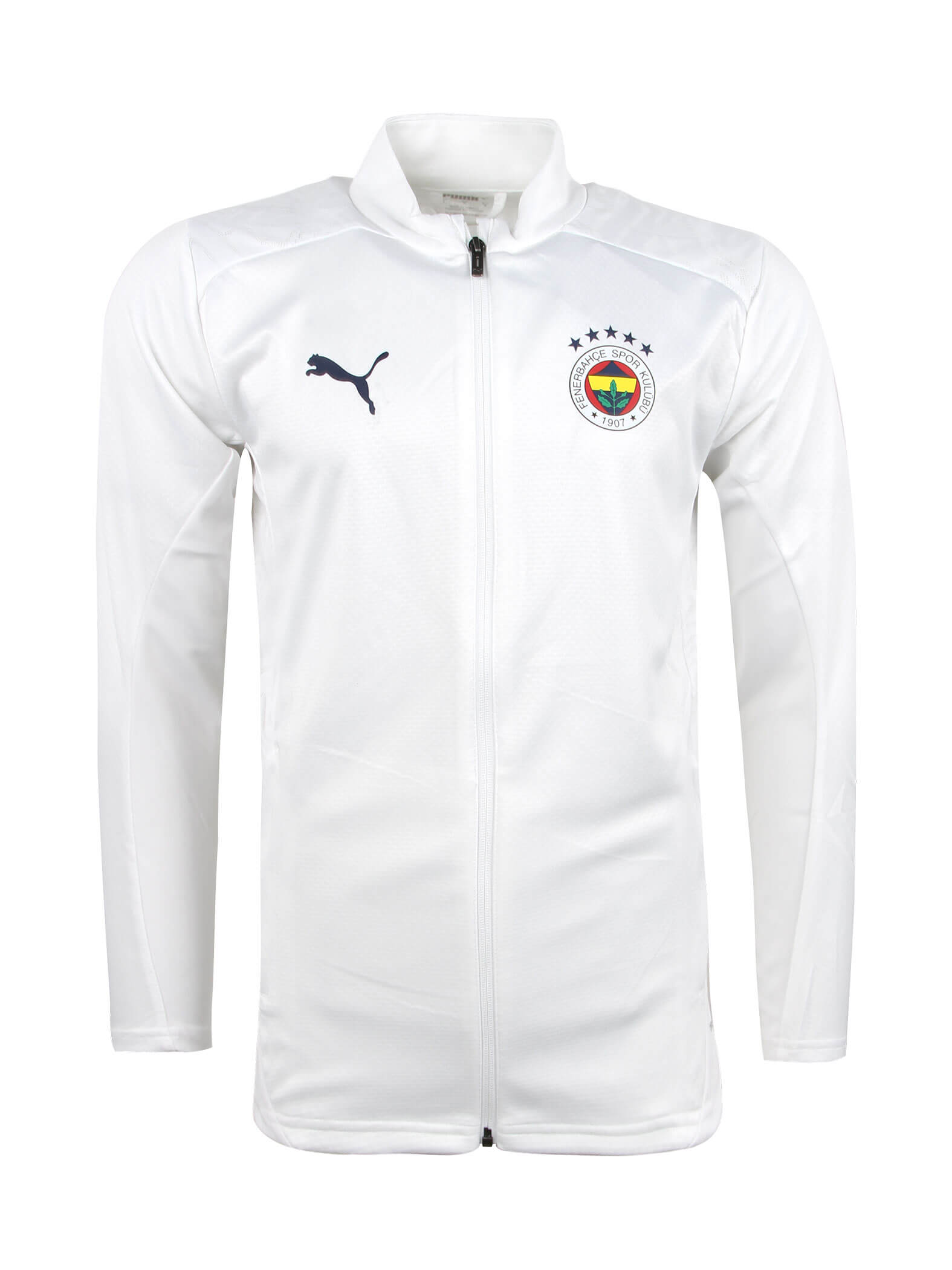 Fenerbahçe 2024/2025 A Team White Coach Full Zipper Sweatshirt