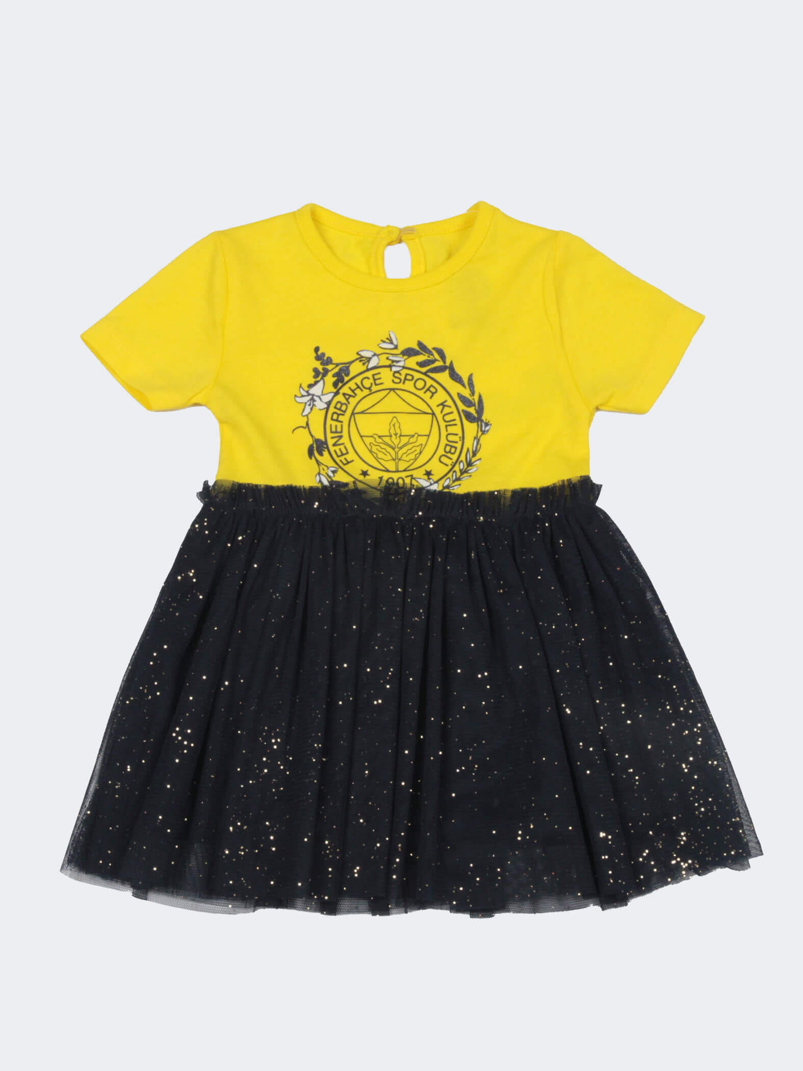 Bebek FB Sarı-Lacivert Elbise