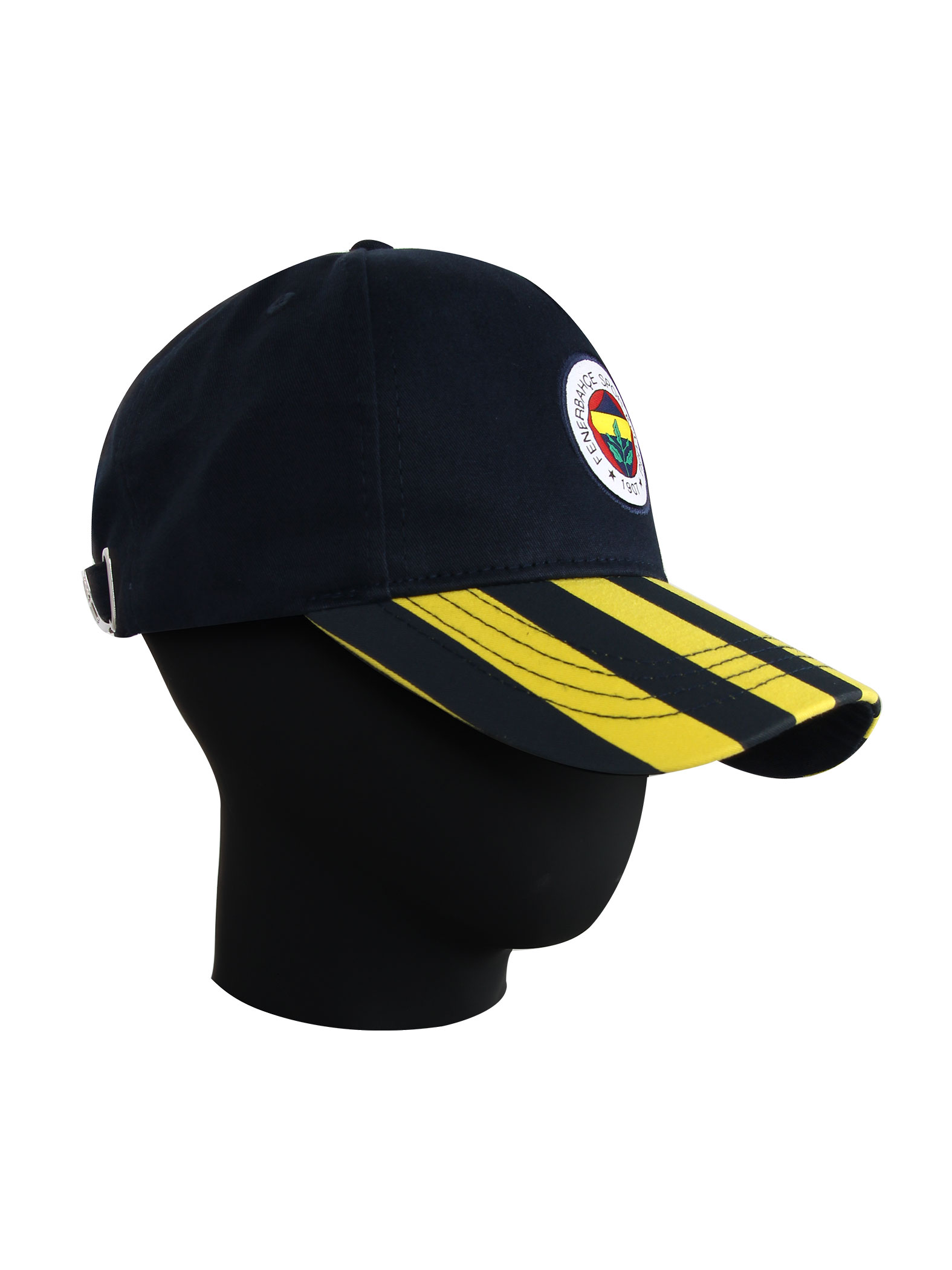 Fenerbahçe Lacivert Çubuklu Unisex Şapka