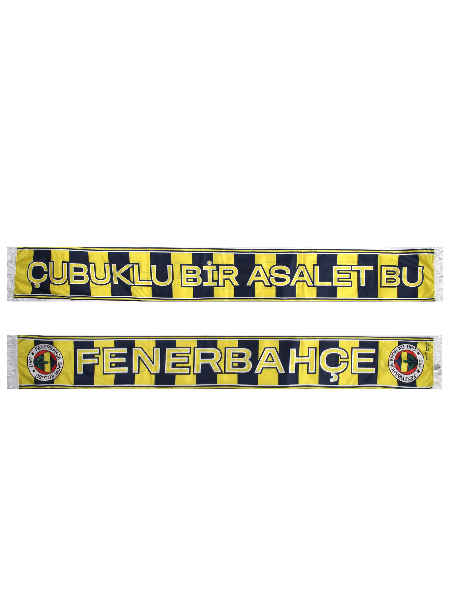 Fenerbahçe Lacivert Sarı Çubuklu Bir Asalet Bu Unisex Şal