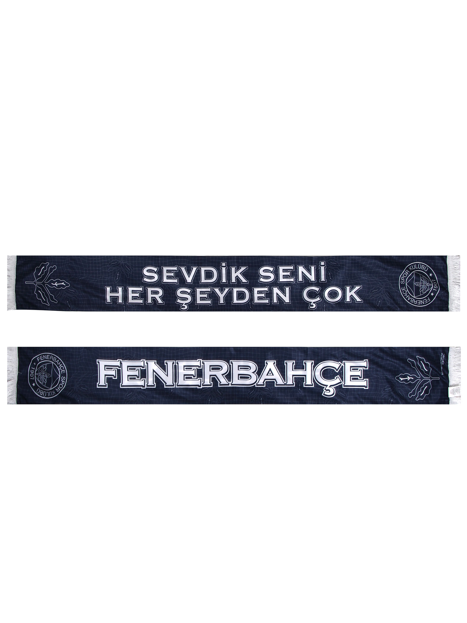 Fenerbahçe Lacivert Palamut Unisex Şal