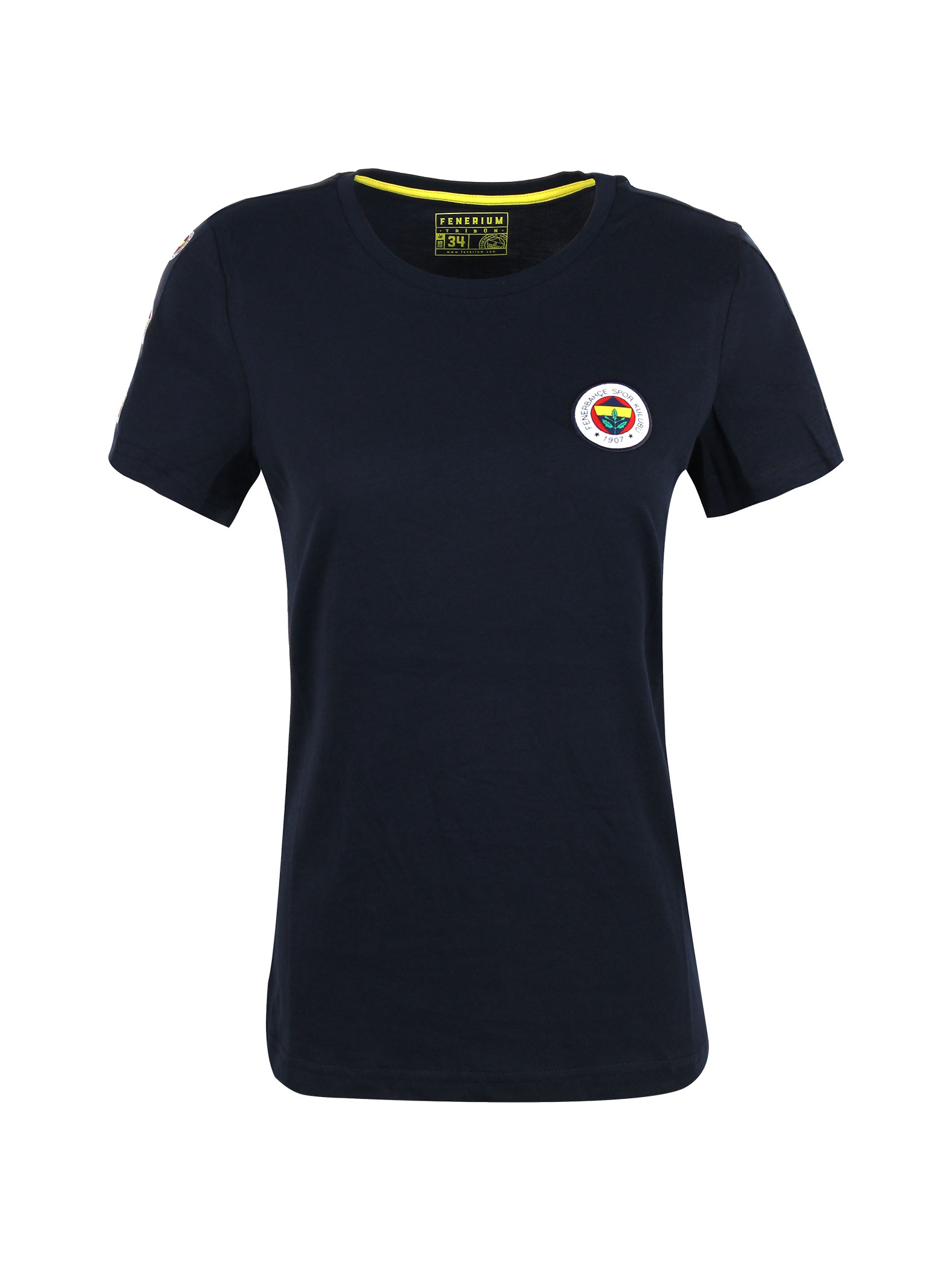 Fenerbahçe Navy Blue Tribune Women Basic Tshirt