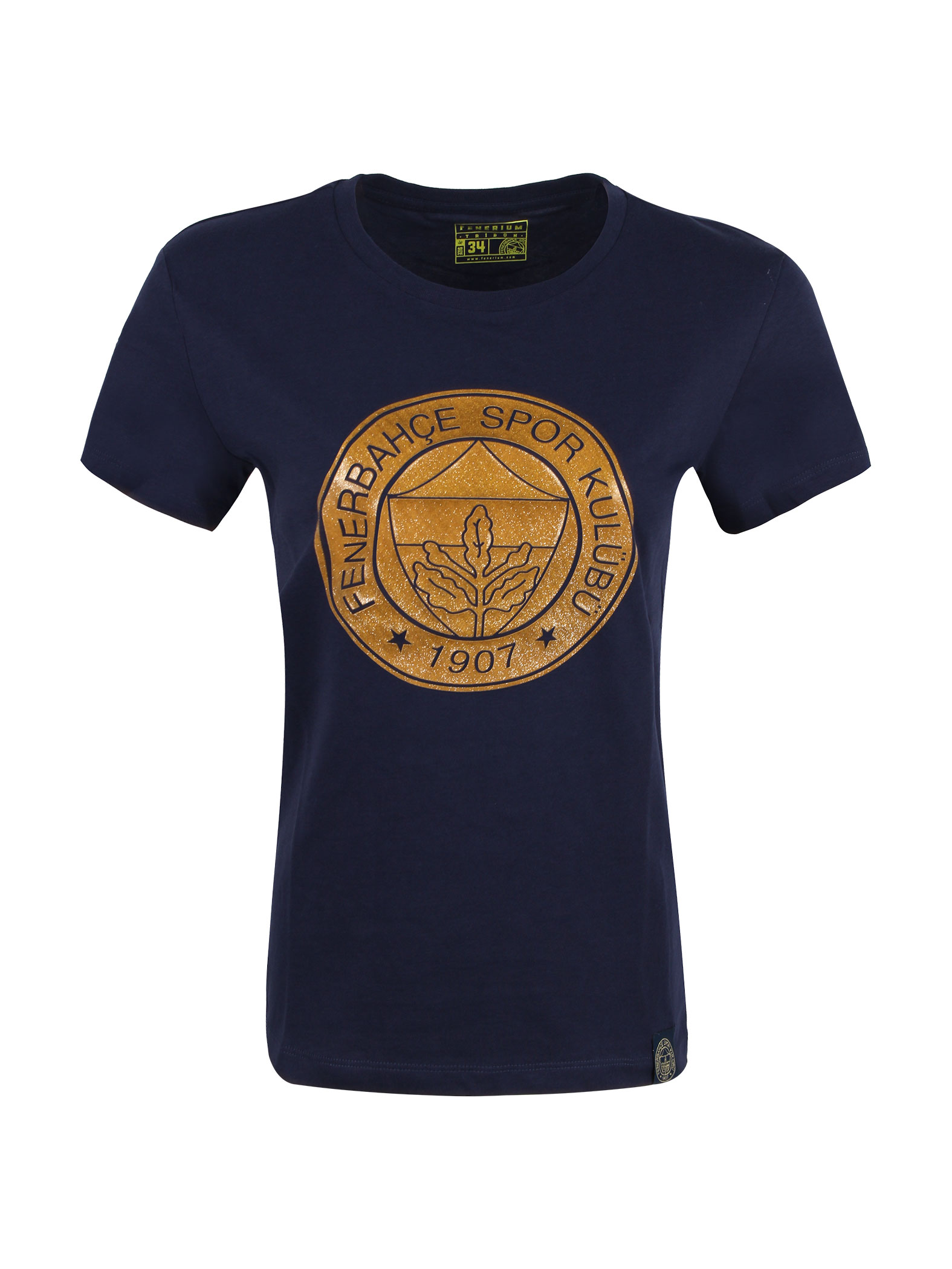 Fenerbahçe Navy Blue Tribune Silvery Gel Logo Tshirt