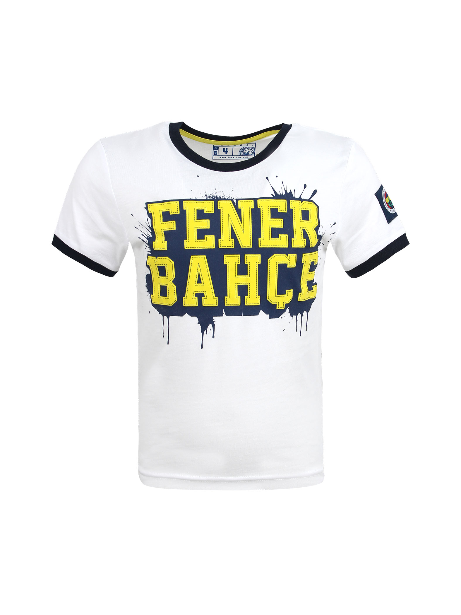 Fenerbahçe White College Kids Tshirt