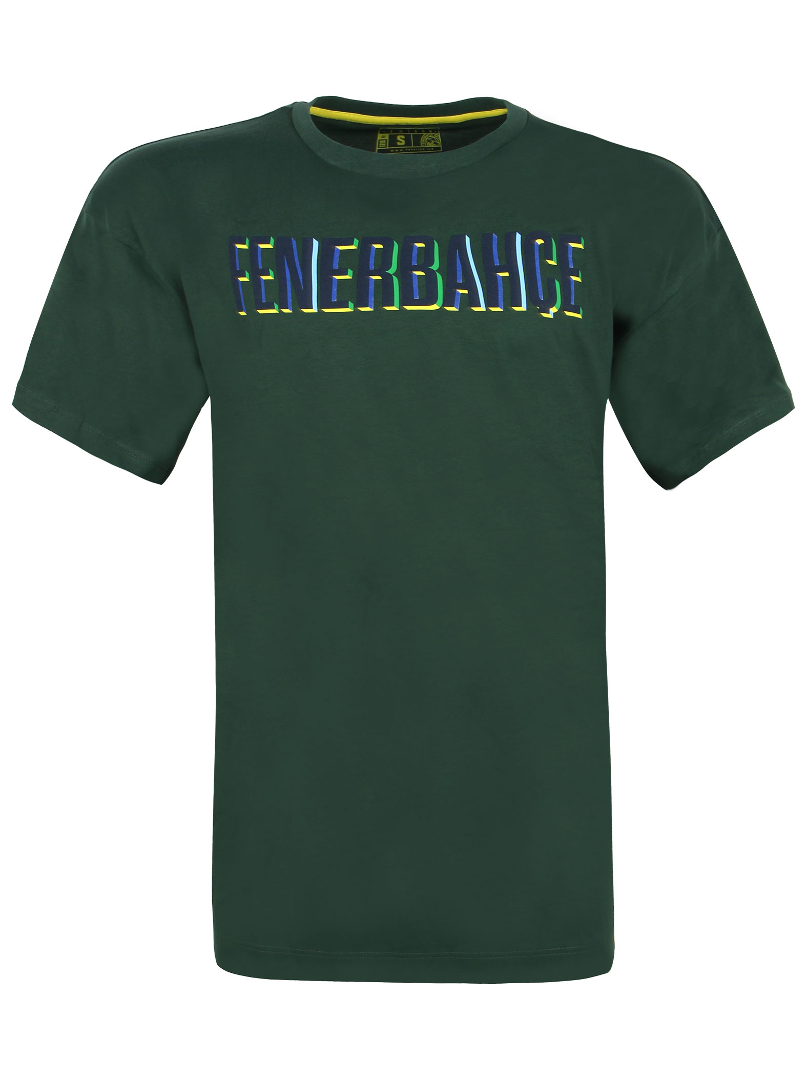 Fenerbahçe Green Tribune High Mould Men Oversize Tshirt