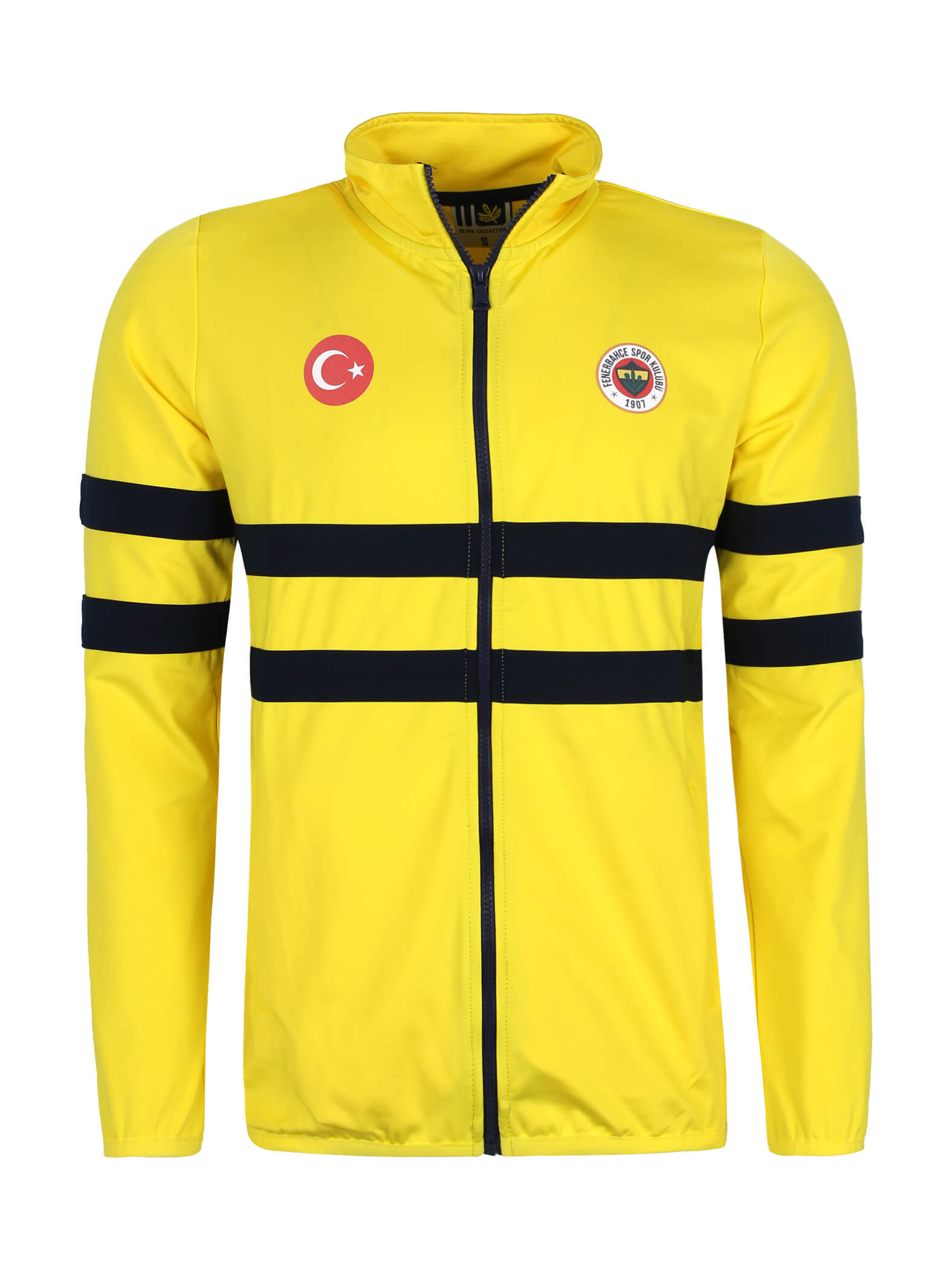 Fenerbahçe Yellow Retro 84/85 Horizontal Striped Sweatshirt