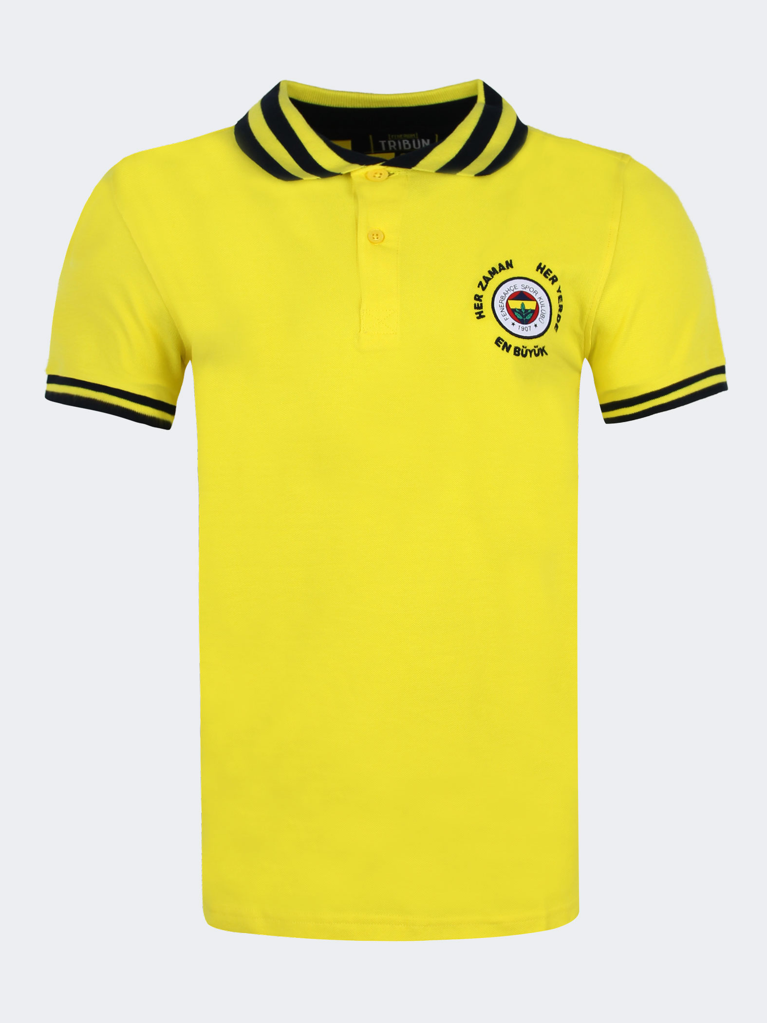 Fenerbahçe Erkek Tribün 6 Renk Logolu Polo Tshirt