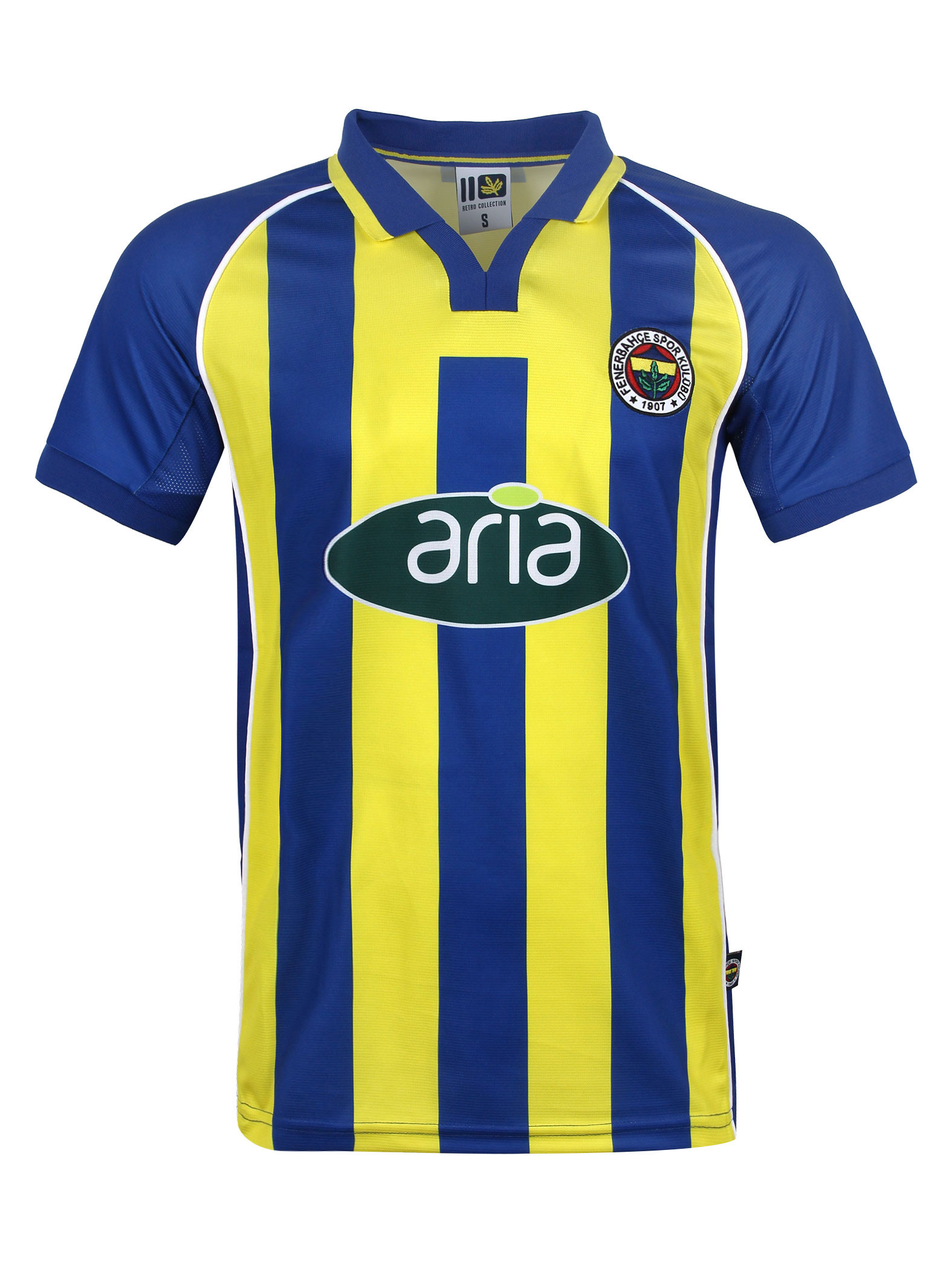 Fenerbahçe Sarı Lacivert Çubuklu Aria Retro Çubuklu Forma